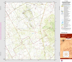 Gunderbooka 8036 Topographic Map 1:100k