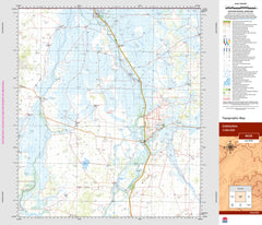 Enngonia 8039 Topographic Map 1:100k