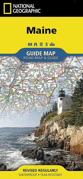 Maine National Geographic Folded Map