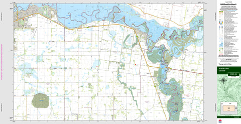 Bundalong 8125-4N Topographic Map 1:25k