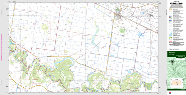 Whitton 8128-4N Topographic Map 1:25k