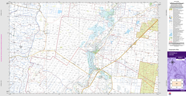 Corobimilla 8128-S Topographic Map 1:50k
