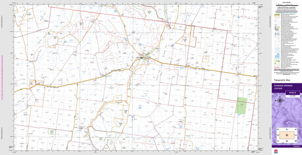 Rankins Springs 8130-S Topographic Map 1:50k