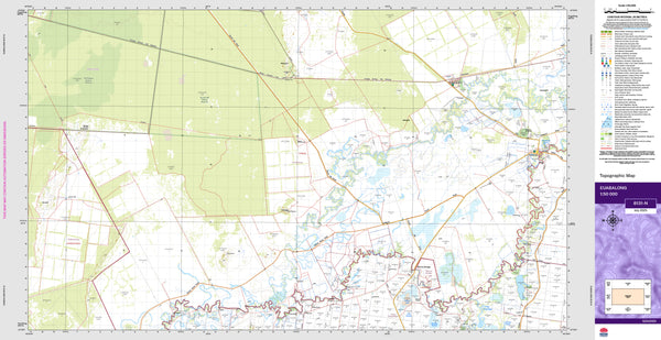 Euabalong 8131-N Topographic Map 1:50k