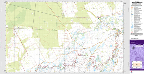 Euabalong 8131-N Topographic Map 1:50k