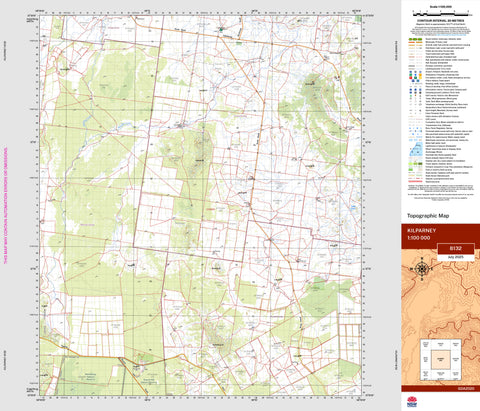 Kilparney 8132 Topographic Map 1:100k | Mapworld