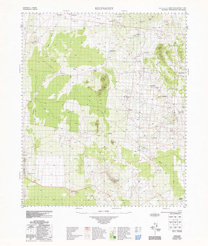8132 Kilparney 1:100k Topographic Map