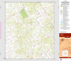 Sussex 8135 Topographic Map 1:100k
