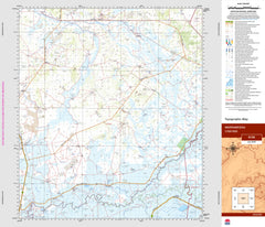 Warraweena 8138 Topographic Map 1:100k | Mapworld