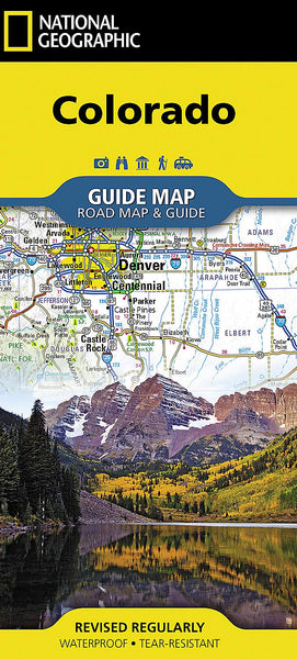 Colorado National Geographic Folded Map