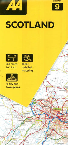 Scotland Road Map AA