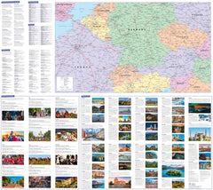 Europe Rail Map Collins 2025 NEW