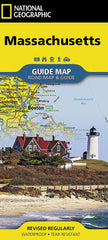 Massachusetts National Geographic Folded Map