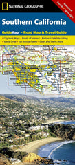 California Southern  National Geographic Folded Map