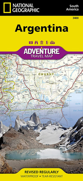 Argentina National Geographic Folded Map