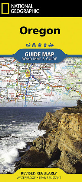 Oregon National Geographic Folded Map