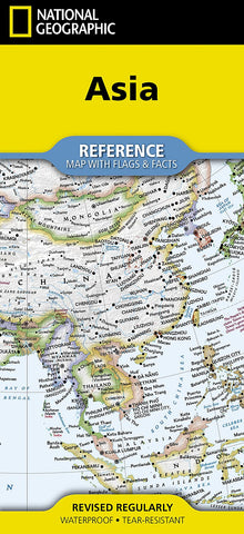 Asia National Geographic Folded Map