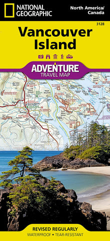Vancouver Island National Geographic Folded Map