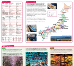 Japan Rail Map by Collins