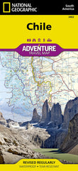 Chile National Geographic Folded Map