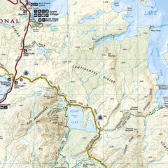 Yellowstone National Park National Geographic Folded Map