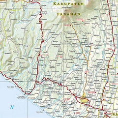 Bali Lombok Komodo National Geographic Folded Map