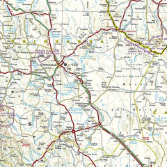 Mexico National Geographic Folded Map