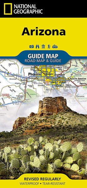 Arizona National Geographic Folded Map