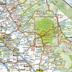 California Northern National Geographic Folded Map