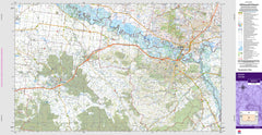 Albury 8225-N Topographic Map 1:50k