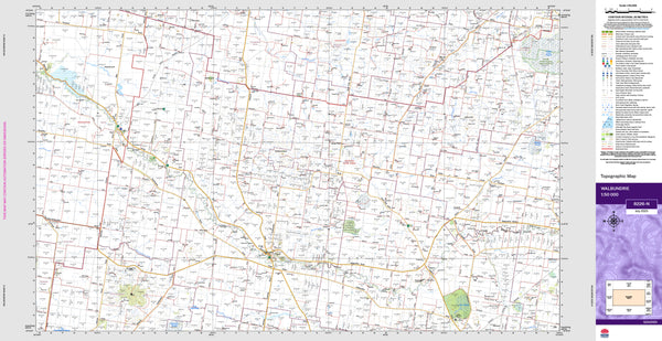 Walbundrie 8226-N Topographic Map 1:50k