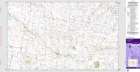 Walbundrie 8226-N Topographic Map 1:50k