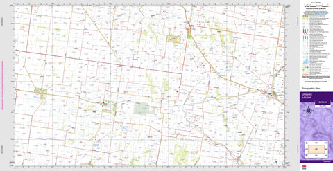 Ungarie 8230-N Topographic Map 1:50k