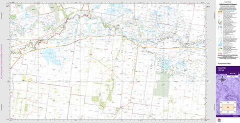 Kiacatoo 8231-N Topographic Map 1:50k