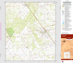Coolabah 8235 Topographic Map 1:100k