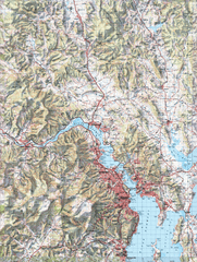 Derwent 1:100000 Topographic Map 8312 – Tasmania