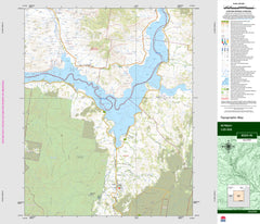 Wymah 8325-1N Topographic Map 1:25k