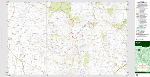Nest Hill 8326-1N Topographic Map 1:25k