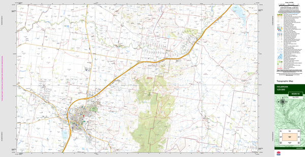 Holbrook 8326-1S Topographic Map 1:25k