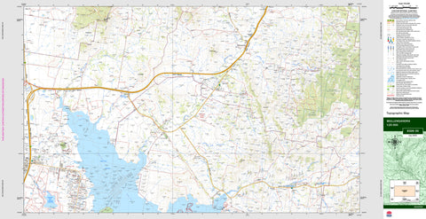 Mullengandra 8326-3S Topographic Map 1:25k