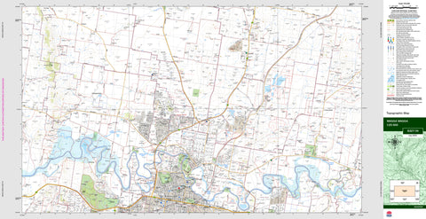 Wagga Wagga 8327-1N Topographic Map 1:25k