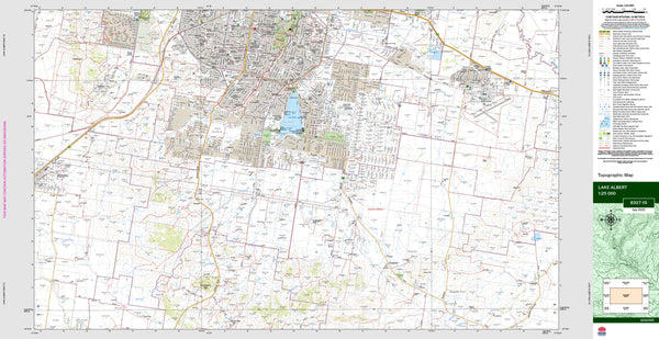 Lake Albert 8327-1S Topographic Map 1:25k