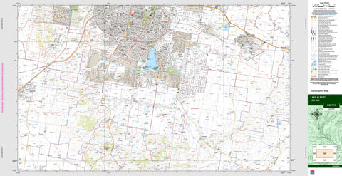 Lake Albert 8327-1S Topographic Map 1:25k