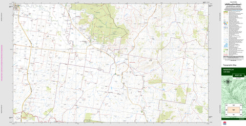 Mangoplah 8327-2S Topographic Map 1:25k