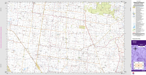 Mimosa 8328-N Topographic Map 1:50k