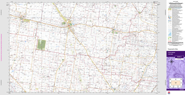 Coolamon 8328-S Topographic Map 1:50k