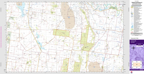 Fairholme 8331-S Topographic Map 1:50k
