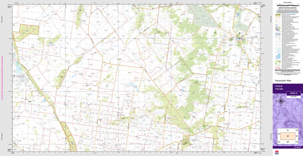 Fifield 8332-S Topographic Map 1:50k