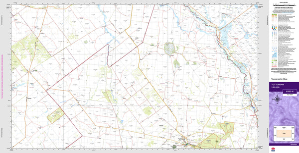 Tottenham 8333-N Topographic Map 1:50k