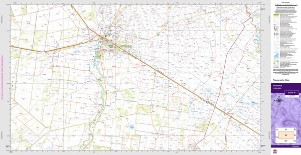Nyngan 8334-N Topographic Map 1:50k